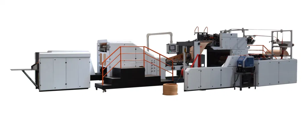 Fully Automatic Paper Bag Making Machine with Twisted Rope Handles