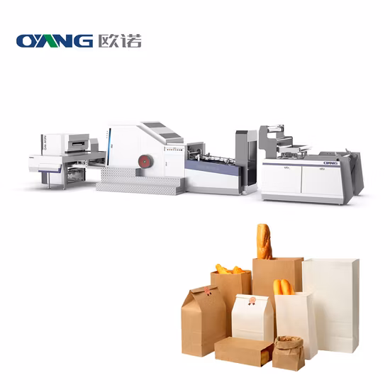 Hot Salen High Speed Food Paper Bag Making Machine Price for India Market